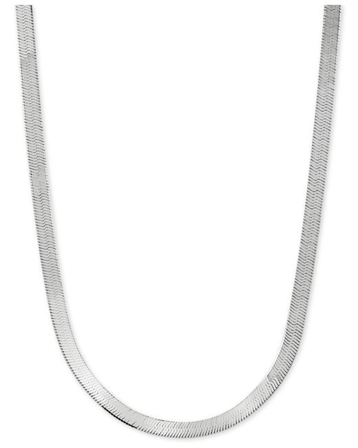 Giani Bernini Herringbone Link 20 Chain Necklace in Sterling