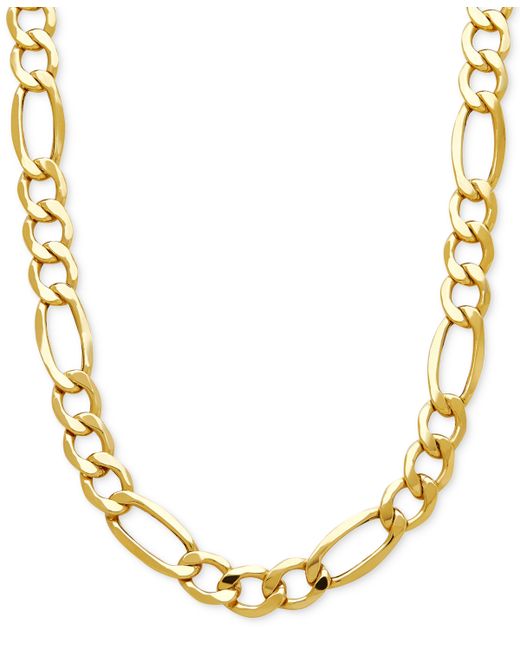 Italian Gold Figaro Link Chain Necklace 7-1/5MM in 10k Gold
