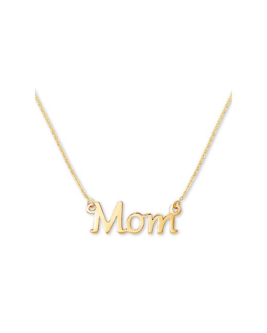 Macy's Mom 18 Pendant Necklace in 10k Gold