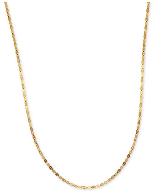 Italian Gold 20 Polished Fancy Link Chain Necklace 1-1/2mm in 14k