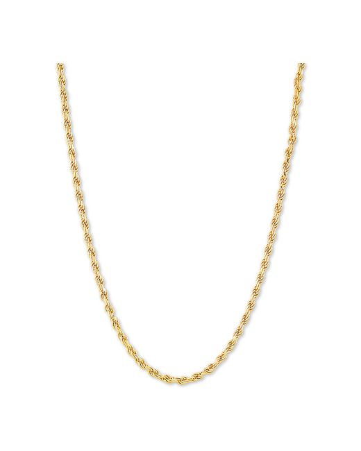 Giani Bernini Rope 20 Chain Necklace in 18k Gold-Plated Sterling