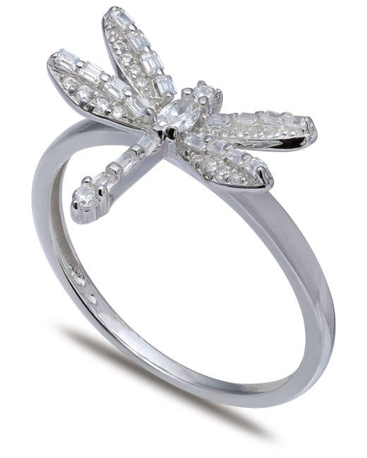 Giani Bernini Cubic Zirconia Dragonfly Ring in Sterling Created for Macys