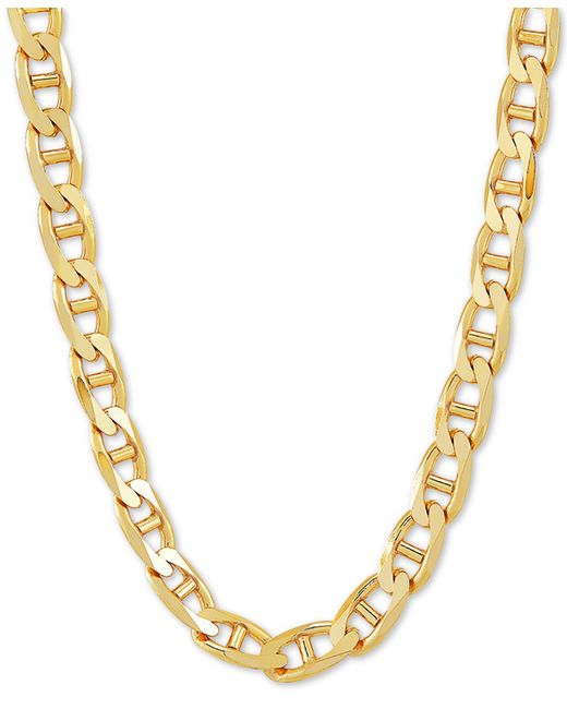Macy's Mariner 22 Chain Necklace in 18k Gold-Plated Sterling