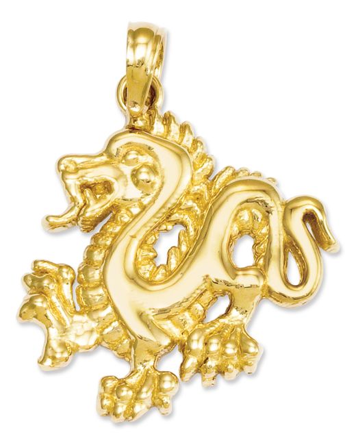 Macy's 14k Gold Charm Small Dragon