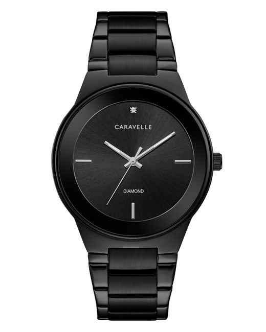 Caravelle NY Designed by Bulova Diamond-Accent Stainless Steel Bracelet Watch 40mm Shoes