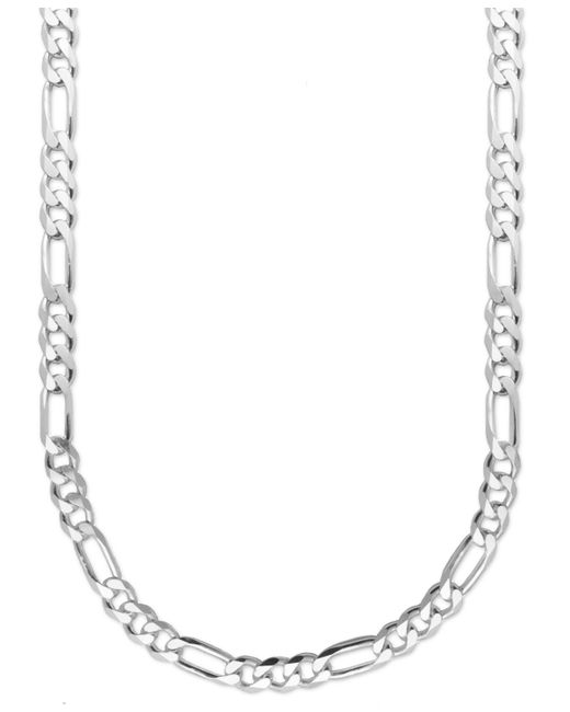 Macy's Sterling Necklace 22 8mm Figaro Chain
