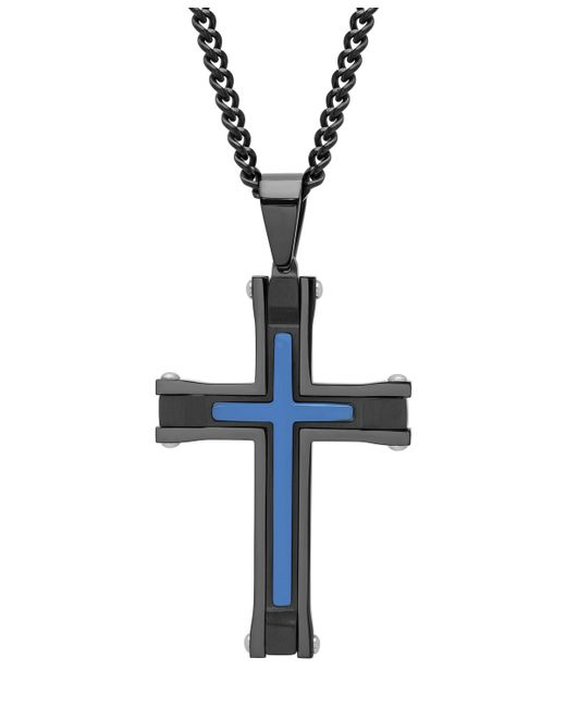 Macy's Stacked Cross Pendant Necklace