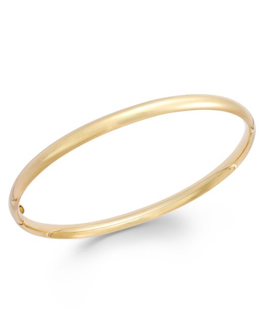 Italian Gold Stackable Bangle Bracelet in 14k Gold