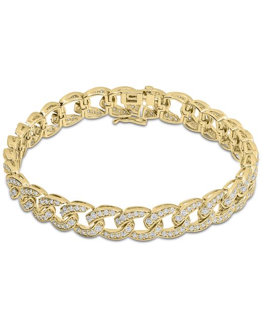 Macy's Diamond Curb Link Bracelet 6 ct. t.w. in 10k Gold