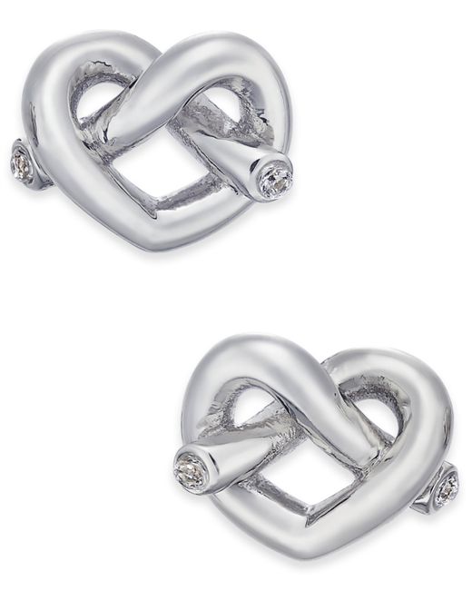 Kate Spade New York Crystal Accented Love Knot Stud Earrings