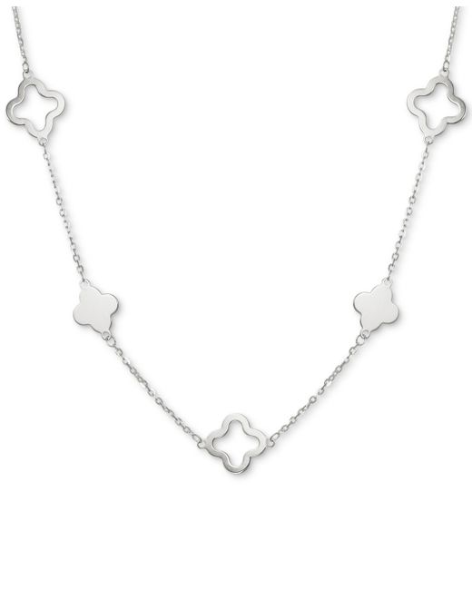 Macy's Clover Necklace in 14k Gold