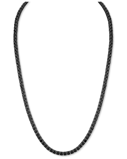 Esquire Men's Jewelry Cubic Zirconia 22 Tennis Necklace Also in Black Spinel Created for Macys