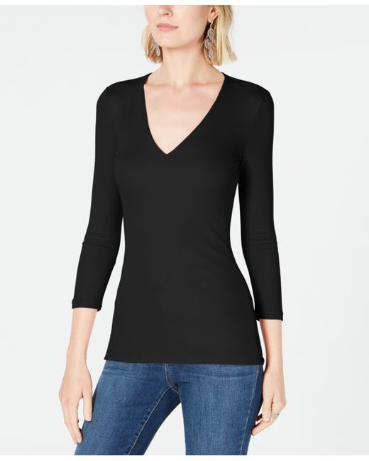 INC International Concepts Ribbed Top Created for Macys