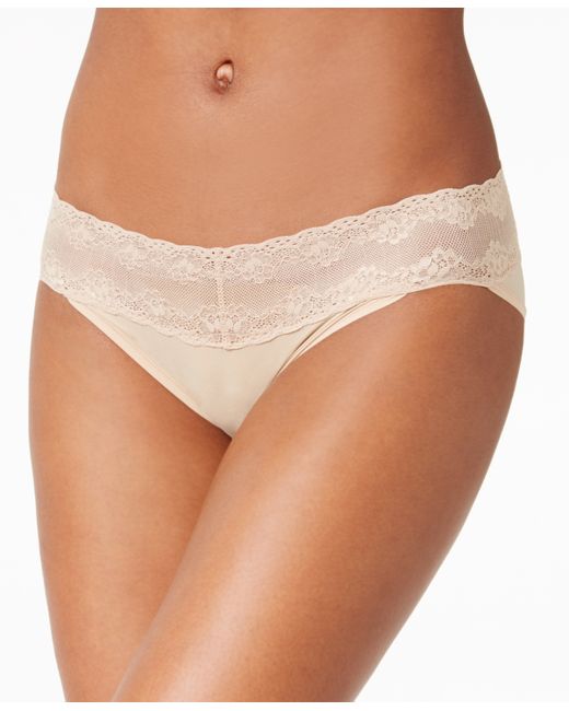 Natori Bliss Perfection Lace-Waist Bikini Underwear 756092