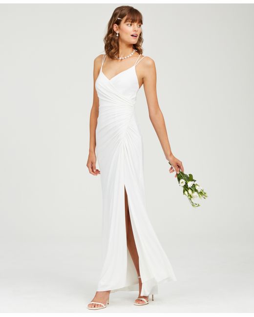 Adrianna Papell Ruched Gown