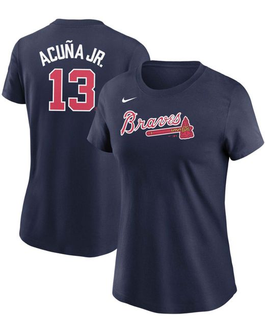 Nike Ronald Acuna Jr. Atlanta Braves Name Number T-shirt