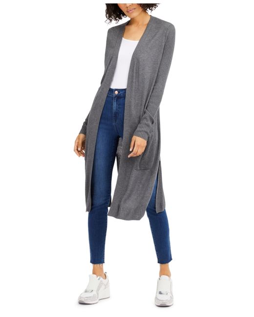 INC International Concepts Ribbed Duster Cardigan Created for Macys