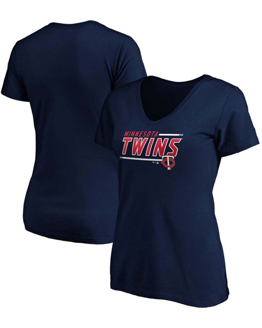 Fanatics Minnesota Twins Plus Mascot in Bounds V-Neck T-shirt