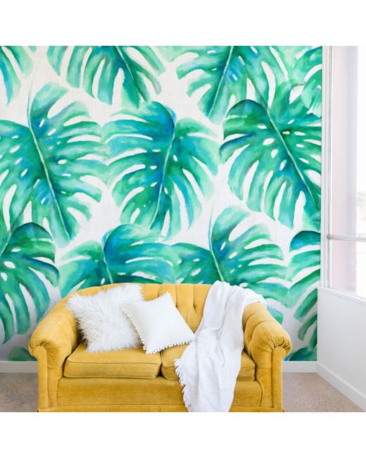 DENY Designs Jacqueline Maldonado Paradise Palms 8x8 Wall Mural