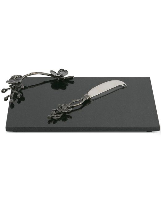 Michael Aram Orchid Small Cheese Board with Knife