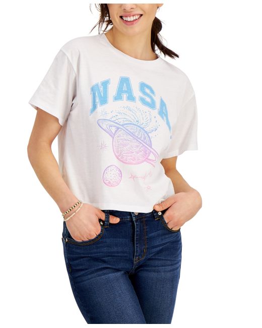Nasa Juniors Graphic-Print T-Shirt