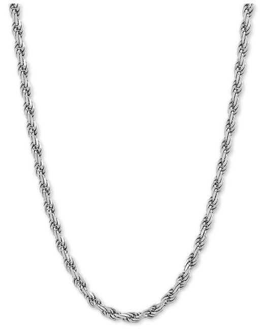 Giani Bernini Rope Link 24 Chain Necklace in Sterling