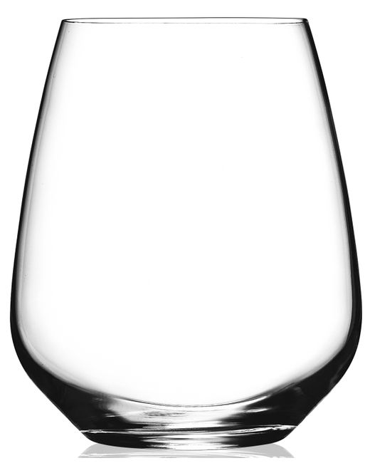 Luigi Bormioli Glassware Set of 4 Crescendo Stemless Wine Glasses