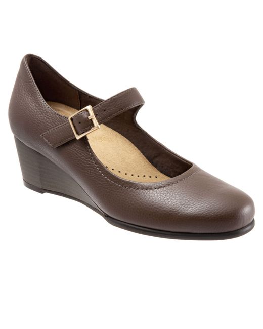Trotters Willow Mary Jane Wedge Shoes