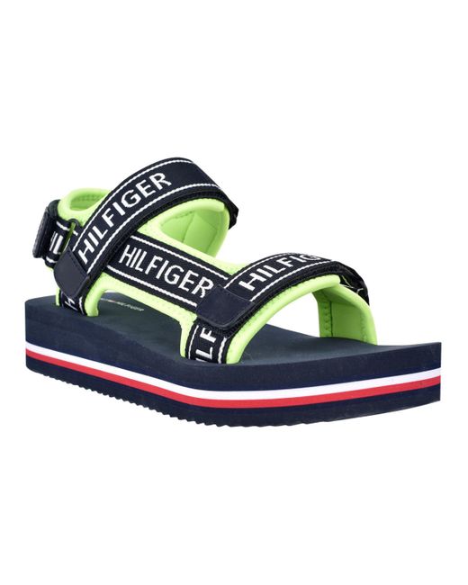 Tommy Hilfiger Nurii Hook and Loop Sport Sandals Shoes