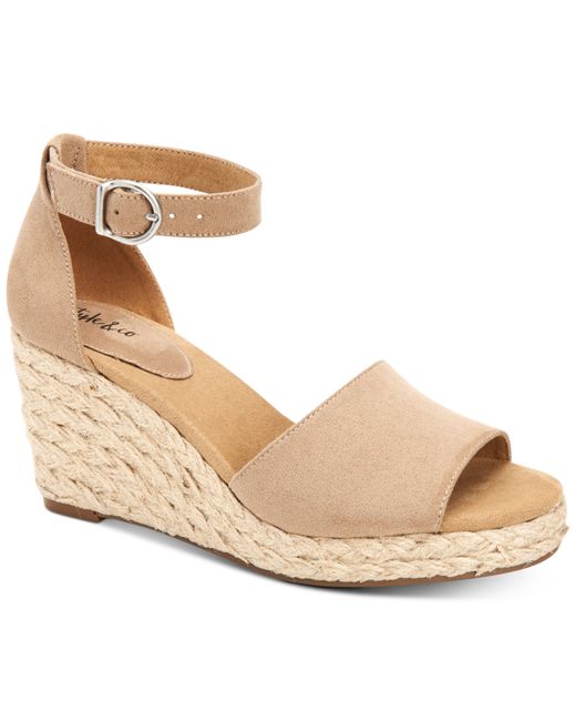 Style & Co Seleeney Wedge Sandals Created for Shoes