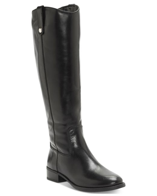 INC International Concepts Fawne Riding Leather Boots Created for Macys Shoes