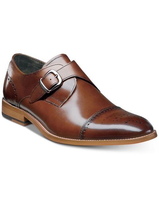 Stacy Adams Duncan Cap-Toe Single Monk Strap Shoes Created for