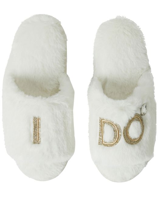 Dearfoams Bride and Bridesmaids Slide Slippers Online Only