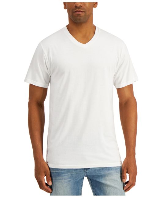 Alfani Solid V-Neck T-Shirt Created for Macys