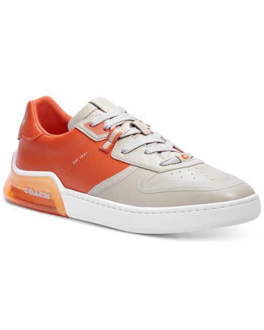 Coach CitySole Colorblocked Lace-Up Court Sneakers Shoes