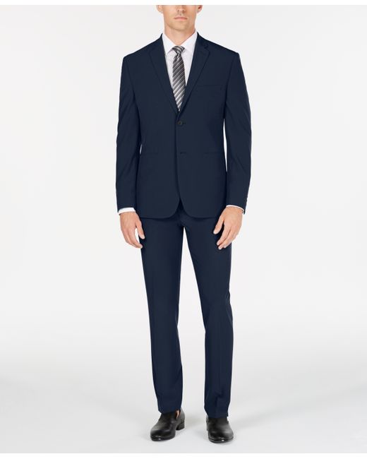 Perry Ellis Premium Slim-Fit Stretch Tech Suit
