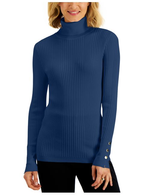 Jm Collection Ribbed Turtleneck Sweater Created for Macys