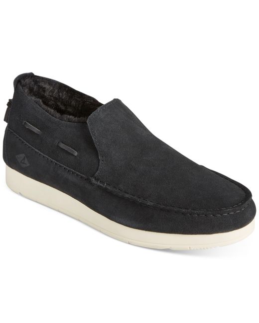 Sperry Moc-Sider Suede Fleece-Lined Slip-On Shoes