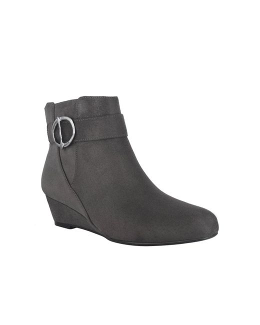 Impo Garwin Wedge Ankle Bootie Shoes