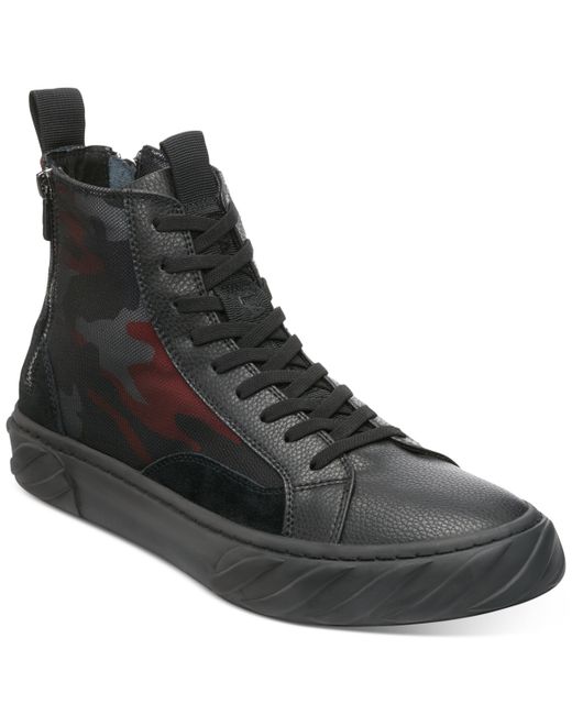 Karl Lagerfeld Camo High-Top Sneakers Shoes