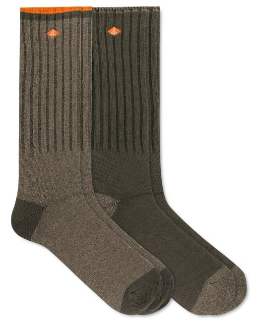 Sperry Two-Pack Marl and Solid Boot Crew Socks