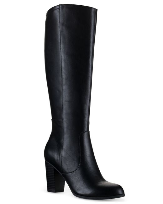 Style & Co Addyy Wide-Calf Dress Boots Created for Macys Shoes