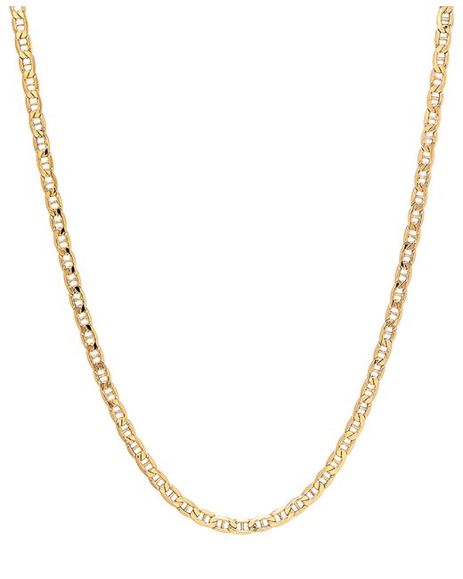 Italian Gold Mariner Link 20 Chain Necklace in 14k