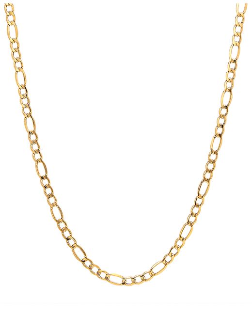 Italian Gold Figaro Link 20 Chain Necklace in 14k