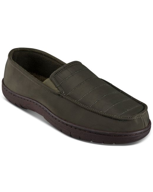Haggar Quilted Fleece-Lined Venetian House Slippers