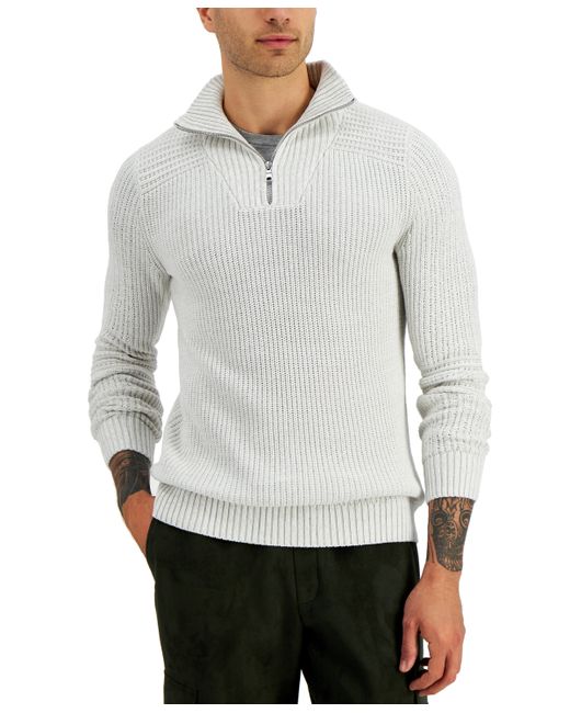 INC International Concepts Matthew Quarter-Zip Sweater Created for Macys