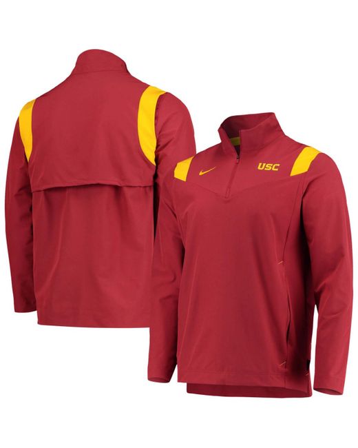 Nike Usc Trojans Coach Half-Zip Jacket