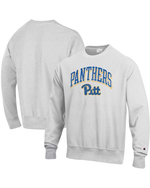 Champion Pitt Panthers Arch Over Logo Reverse Weave Pullover Sweatshirt