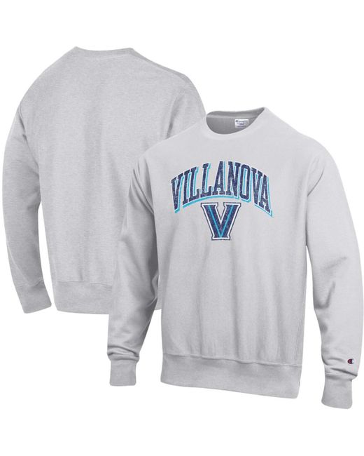 Champion Villanova Wildcats Arch Over Logo Reverse Weave Pullover Sweatshirt