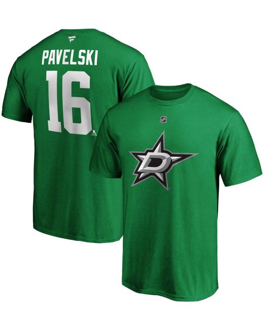 Fanatics Joe Pavelski Dallas Stars Player Authentic Stack Name and Number T-shirt
